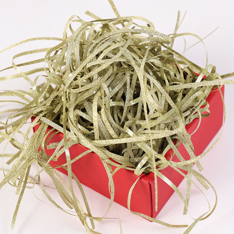 50g/ poser glitter konfetti voksen gjør-det-selv godteri boks fyllmateriale babyshow bryllupsfest ballonger dekorasjoner håndverk konfetti: Lys gylden