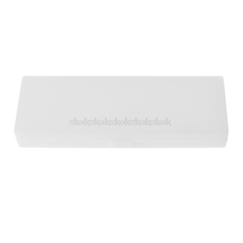 Boîte de rangement transparente PP stylo, boîte de rangement pour enfants fournitures scolaires de bureau matériaux muji style Au13 19: W2