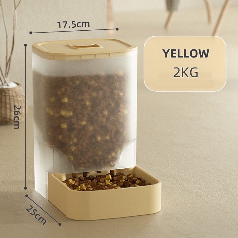 Hoopet Honden Automatische Feeders Waterfles Katten Kom Voedsel Opslag Drinkautomaat Container Huisdier Benodigdheden: Black