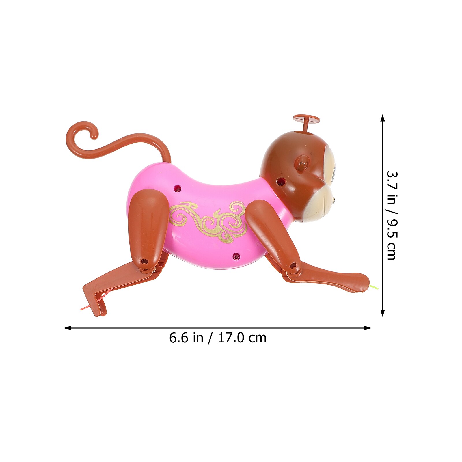 Cartoon Monkey Children Rope Pulling Climbing (Random Color)