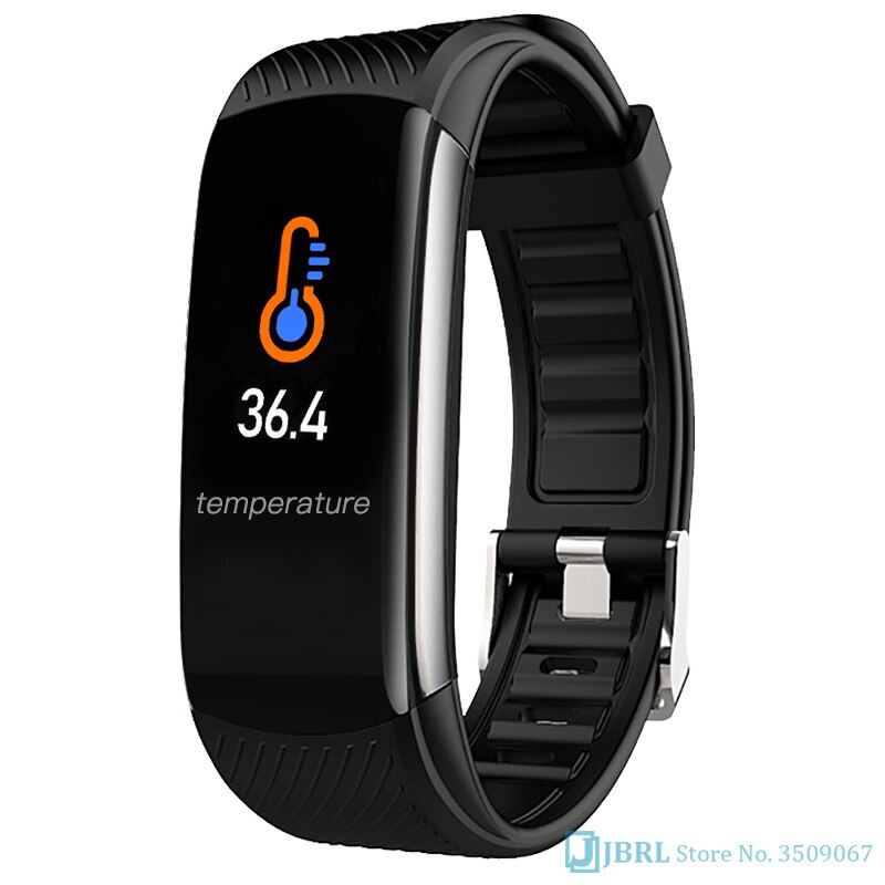 Temperaturklokke barn barneklokker for jenter gutter armbåndsur barn studenter bluetooth klokke elektronisk digital armbåndsur: Svart