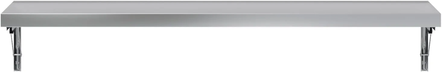 23.6*16in 304 Stainless Steel Folding Table Wall Mounted Shelve Home Kitchen Bathroom food truck garage sliver