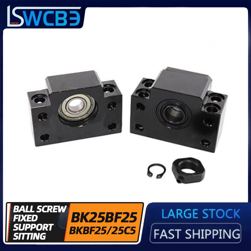 1einstellen BK25/BF25/ BKBF25 Ball Schraube Ende Unterstützt Lagerbier Halterungen Für CNC Teil Hohe Ball schraube Unterstützung