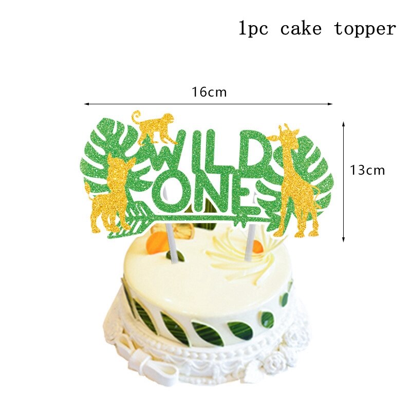 Wild Party WILD ONE Birthday Party Themed Cutlery Set Paper Plates &amp; Cups: I