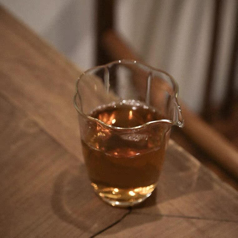 tea ceremony чай Glass tea making bowl drainage bowl tea making utensil green tea Japanese style fair cup tea set tea ware set: haitang pitcher