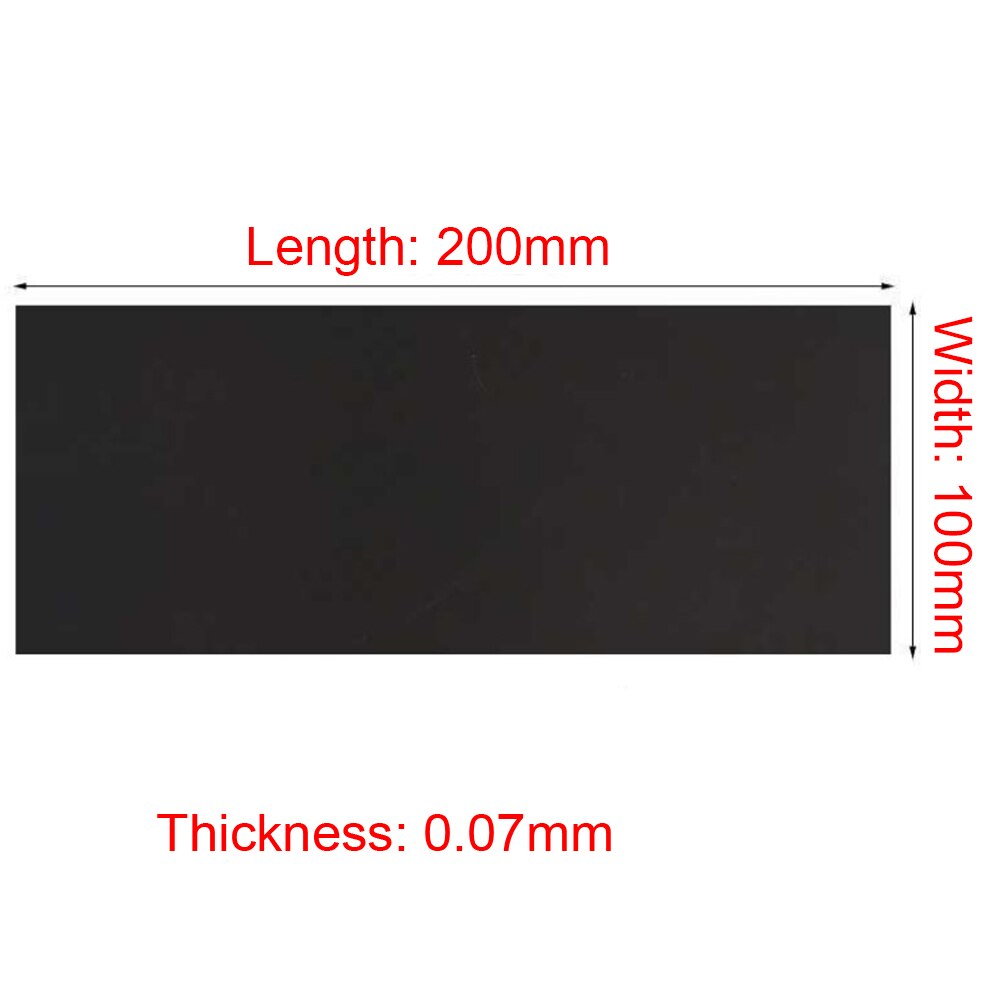 100x200x0.07mm Film Cooling Chip Graphite Sheet Sticker High Thermal ...