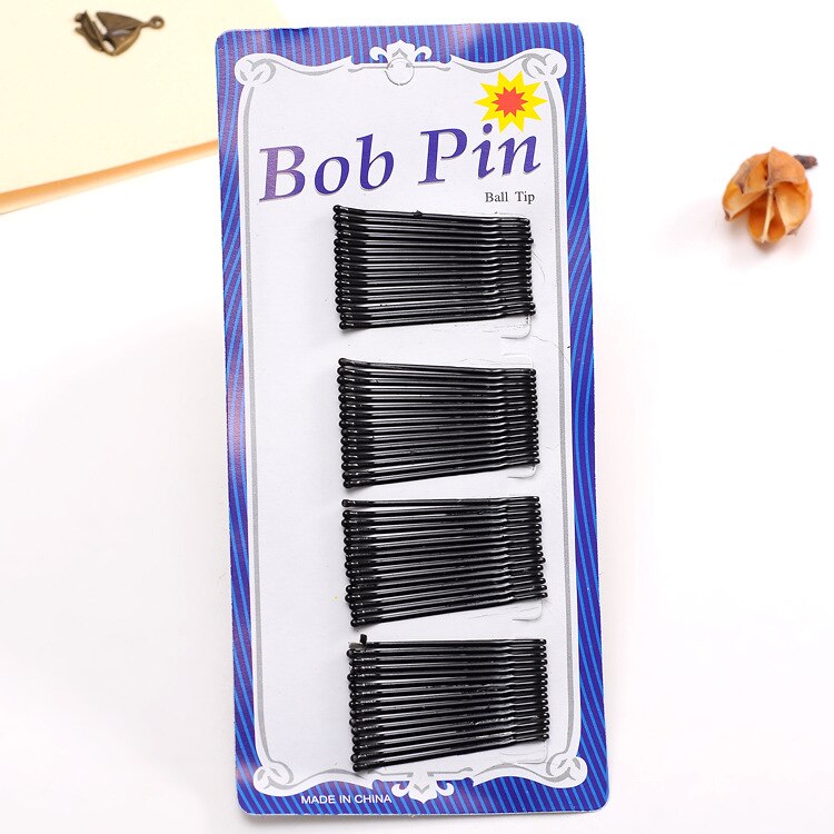 Hairpins Black Alloy Hair Clip Bobby Pin Hair Accessories Headwear Ball Tip Bob Pins hair clips for women