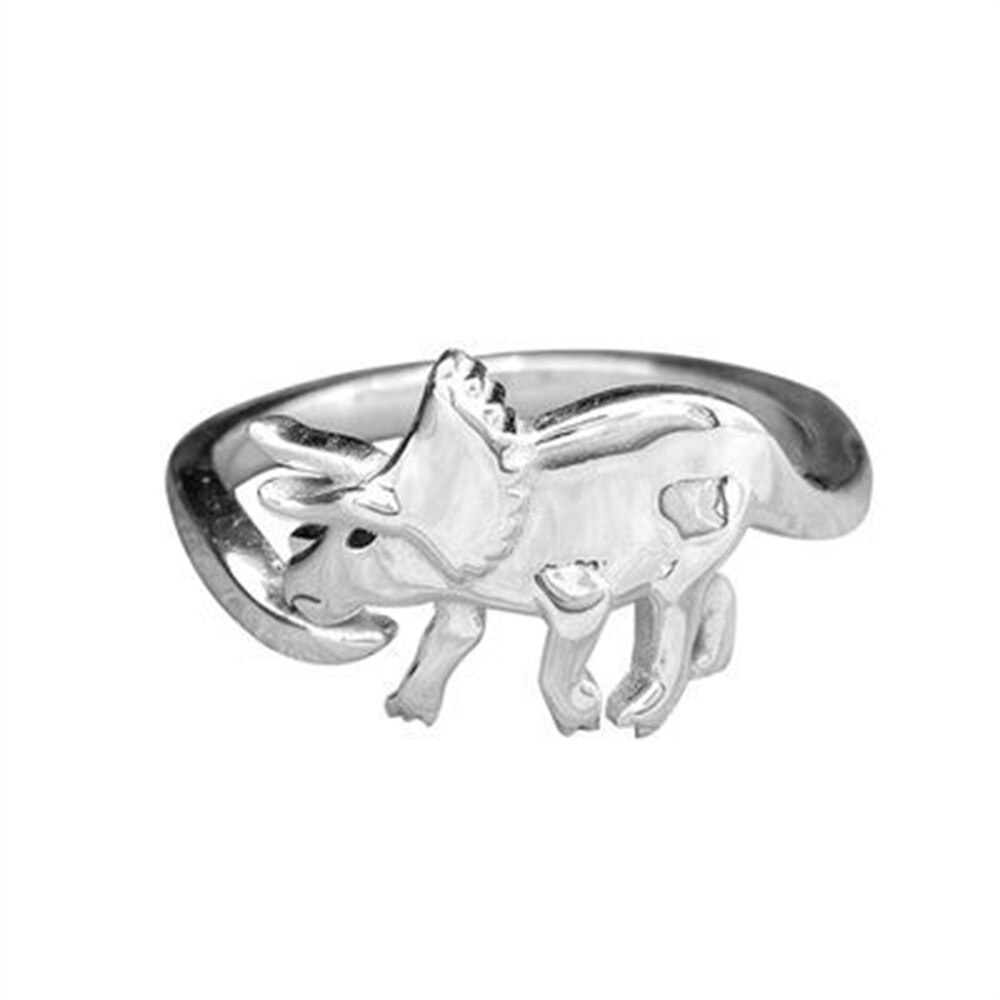 Mooie Prachtige Verscheidenheid Van Dinosaurus Vorm Ring Sieraden Vrouwen Party Eenvoudige Honderd Bijpassende Accessoires