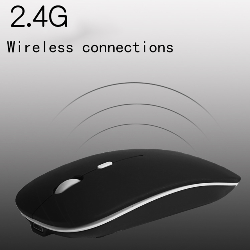 Silent Wireless Bluetooth Mouse+2.4GUSB/2.4G Rechargeable Mouse Ergonomic Mini Mouse USB Optical Mouse for PC Laptop