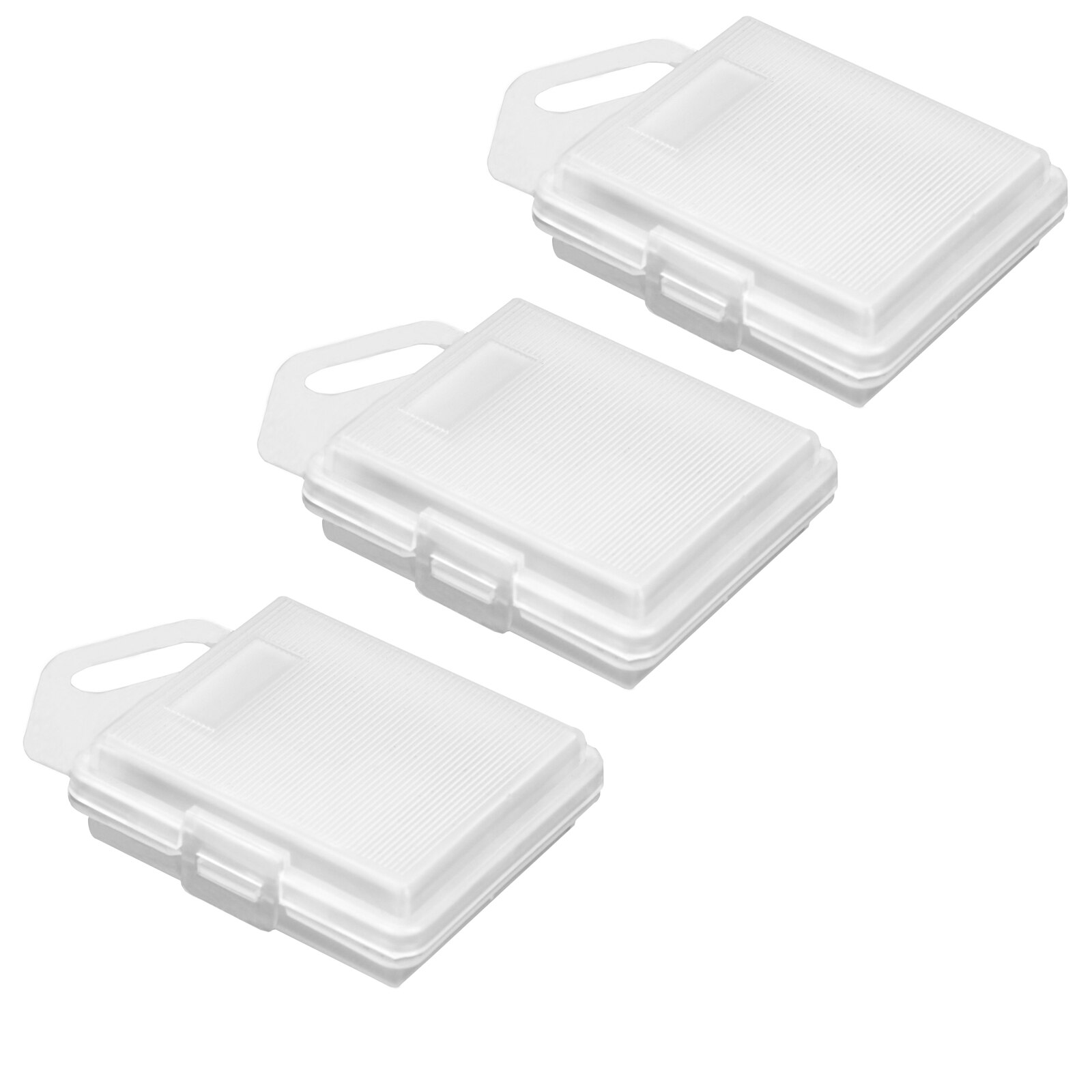 Battery Protective Storage Box Case for Go Pro Hero 9 8 7 6 5 4 3 2 Xiaomi Yi MiJia 4k Eken H9 NP BX1 Camera Accessories: 3 pcs white case