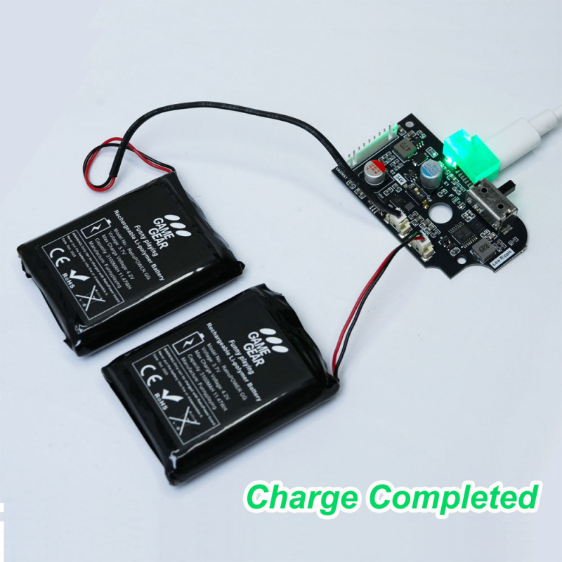 6200mAH Li-ion Rechargeable Battery Module For Sega Game Gear GG For GG Highlight Charging Port Battery USB-C