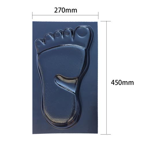 1pc manuelt hage fortau mold diy manuelt veibelegg sement betong murstein stein støpe hageverktøy diy hage: 45 x 27 x 4cm