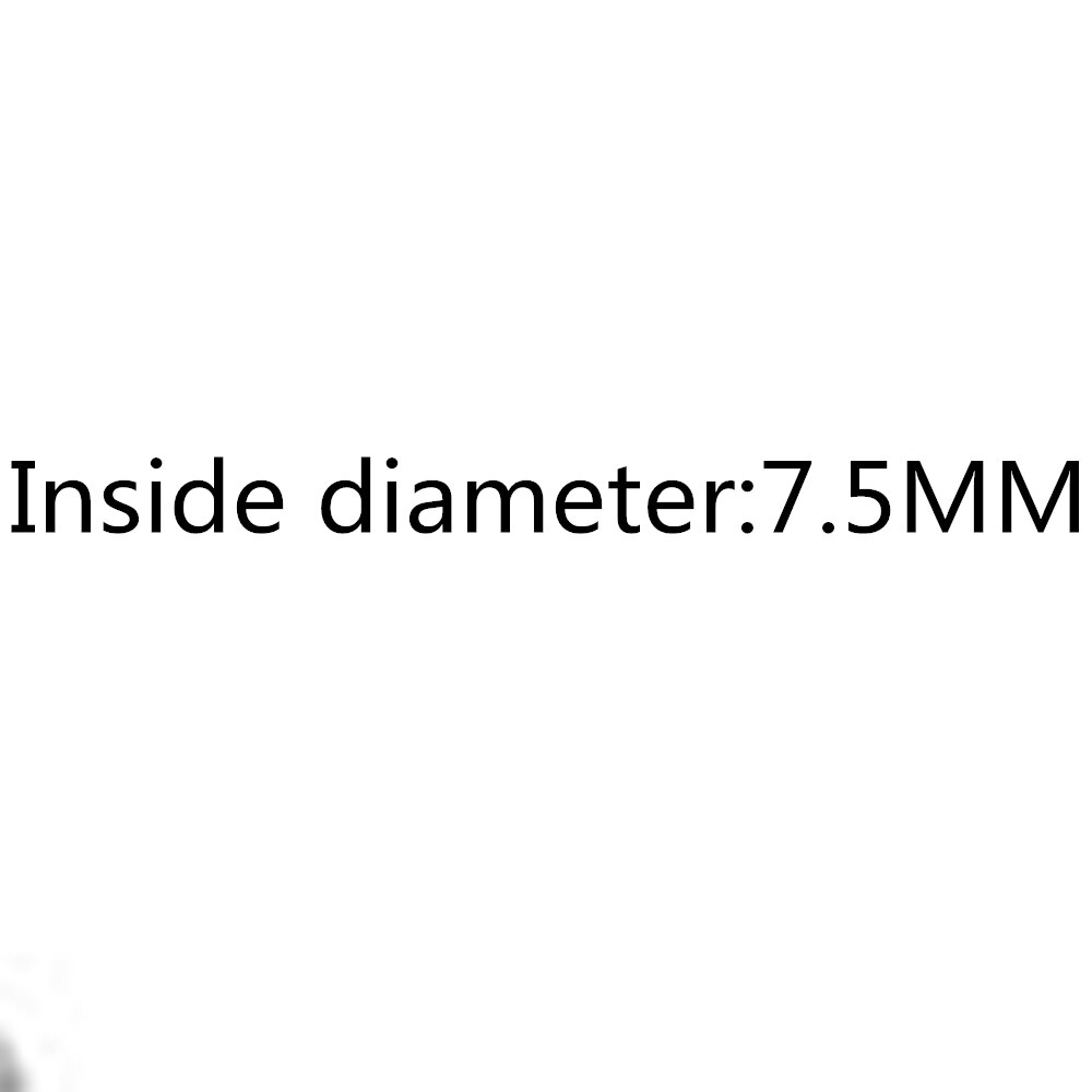 50pcs Spilt Ring Double Loop Stainless Steel Split Rings Heavy Duty Fishing Connector For Artificial Lure Fishing Accessories: 7.5mm