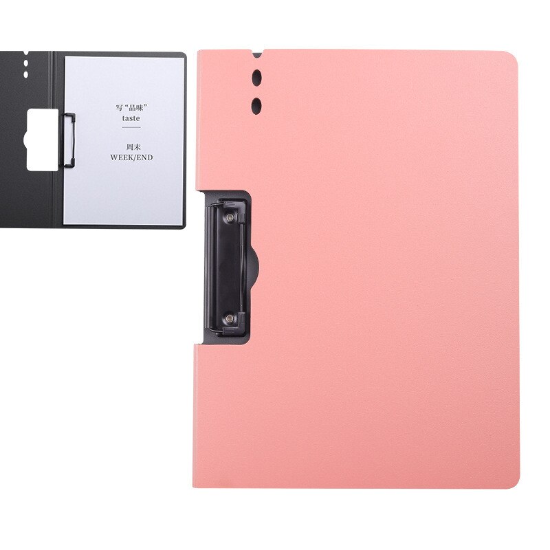 A4 Klembord Met Haak Plastic Clip Board Bestand Mappen Document Houders Tekening Schrijven Pad Kantoorbenodigdheden Student Briefpapier