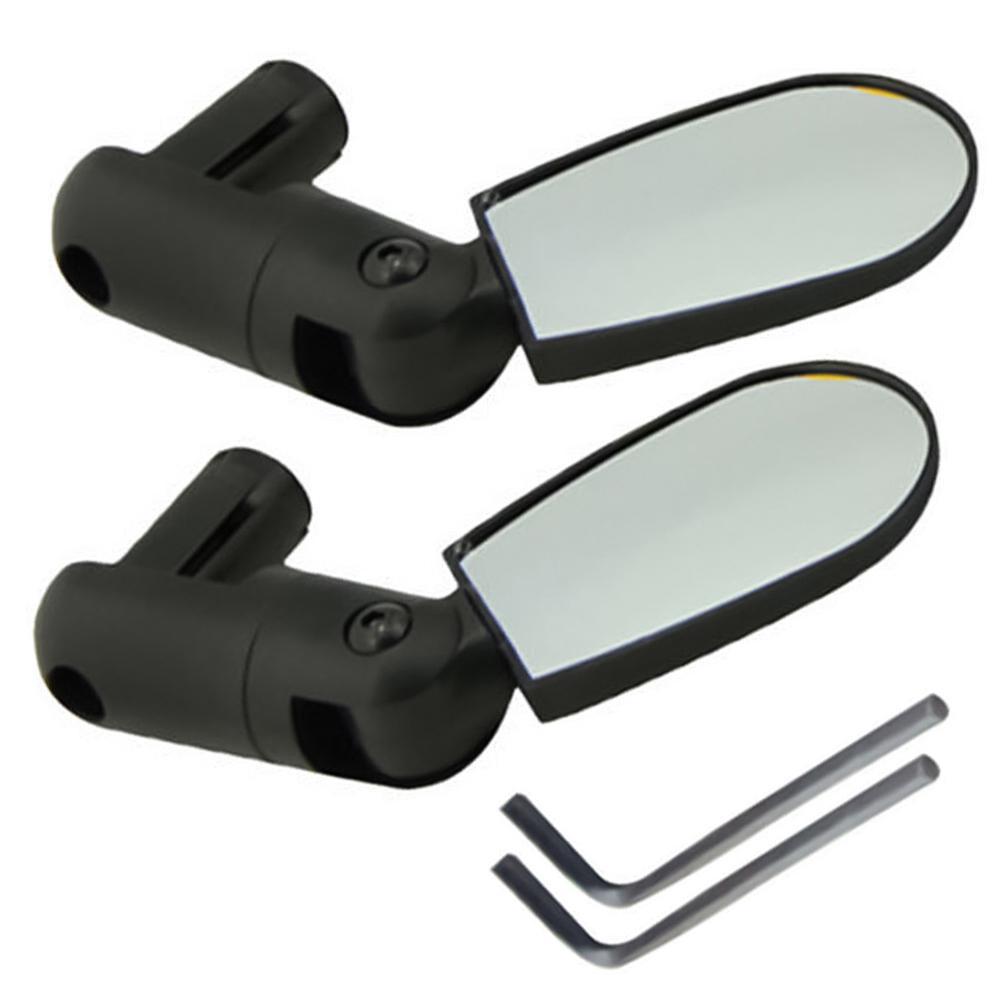 Espejo retrovisor ajustable para manillar de bicicleta de montaña, accesorios para ciclismo de carretera, gran angular, 2 unidades