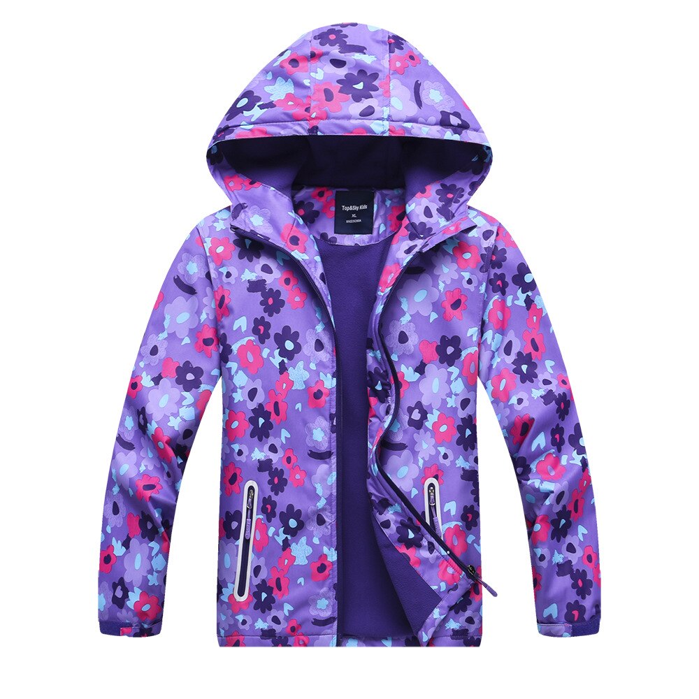 Peuter Kids Baby Meisjes Sneeuw Kids Baby Meisje Snowsuit Bloemen Patroon Met Hoodies Baby Bovenkleding 2022 Winter Kids Warm Colthes