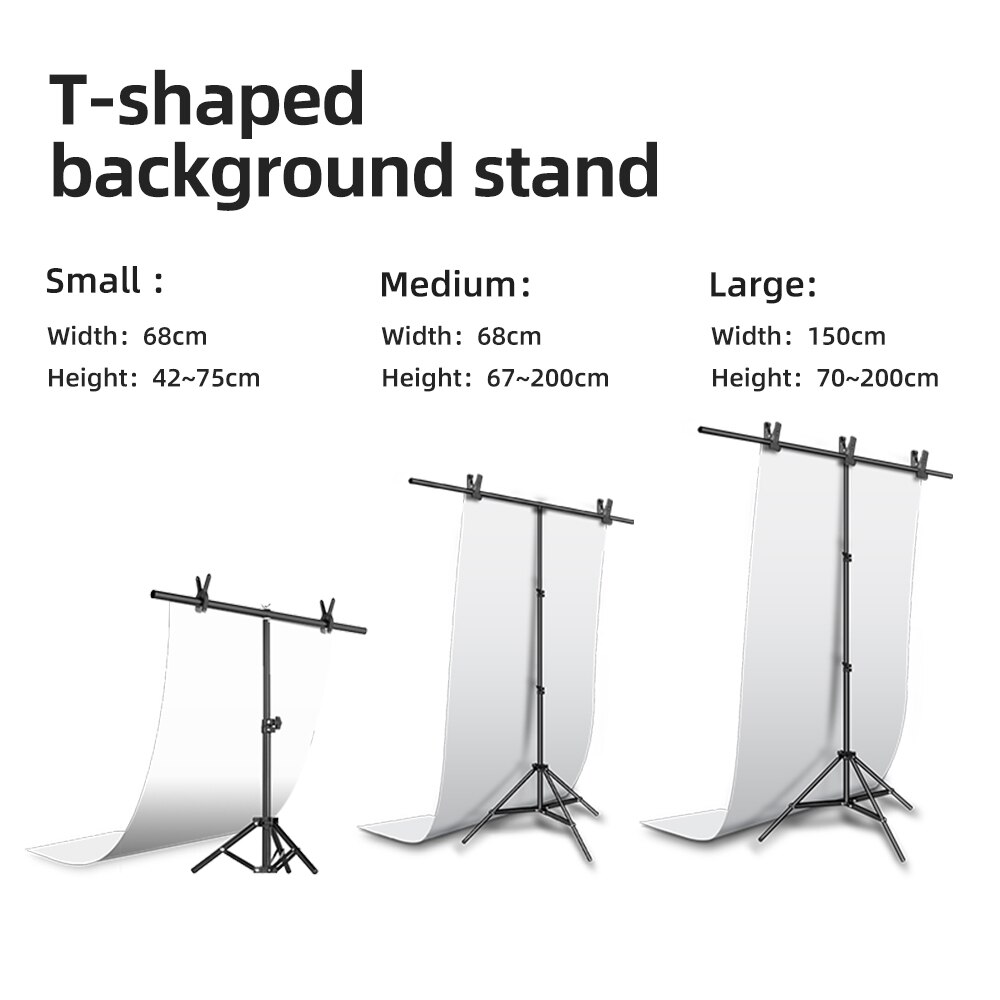 Photo PVC Background Backdrop Stand for PVC Cloth Photo Studio Photography