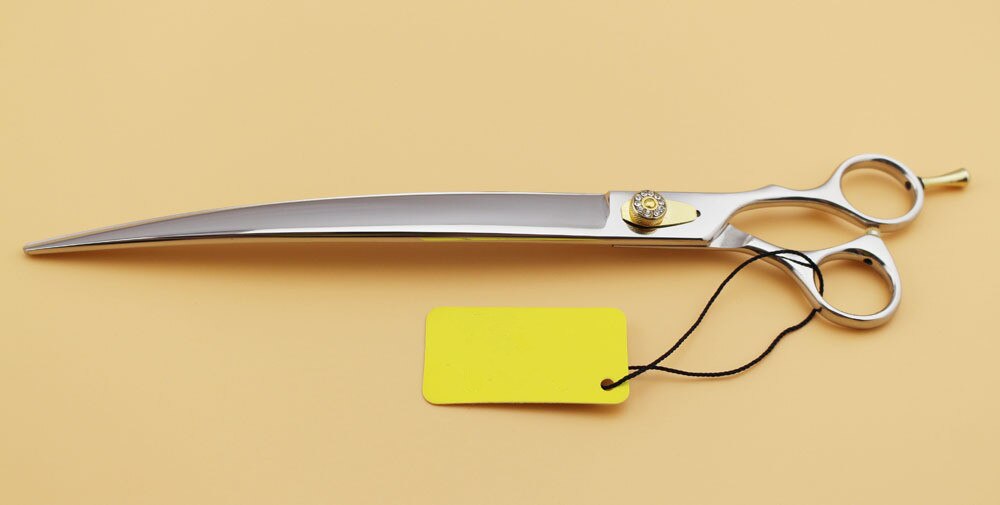 10 inch gebogen hondentrimmer/schaar met koffer