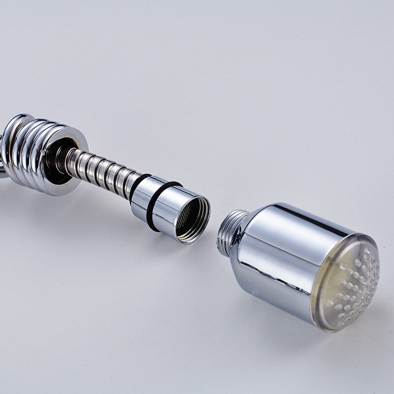 Yosoo LED Temperature Sensing Faucet Nozzle - Color-Changing Light For Kitchen/Bathroom, Stainless Steel