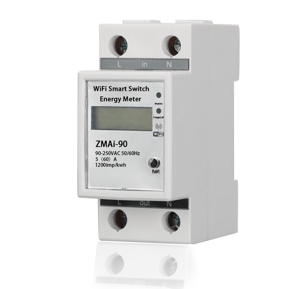 smart wifi enfase energimåler leie rom 35mm din skinne timing mini strømovervåkonge multifunksjon hjemmeforsinkelsesfunksjon