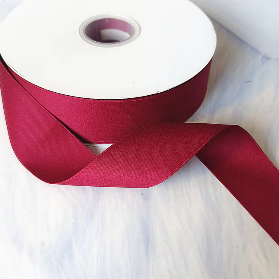 Ruban en Satin finition mate, 5Yards, 3.8CM, nœuds de bricolage, matériel Bouquet de fleurs, boîte à gâteaux , vêtements d'emballage, décoration de fête de mariage: Argent Antique / M