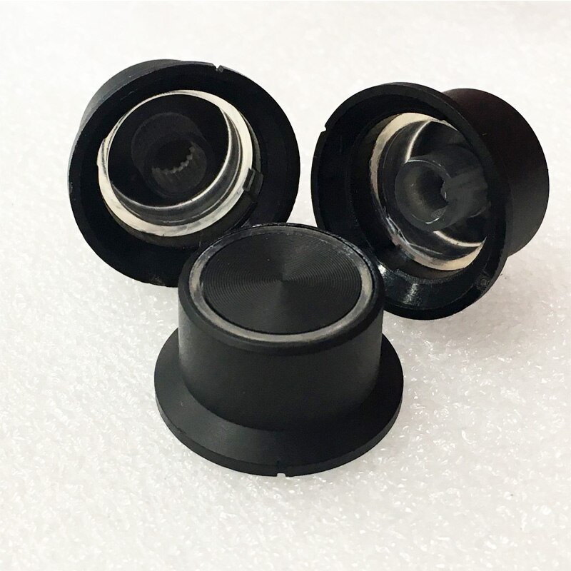 2uds 3D printer parts 25*15MM Shaft Diameter Plastic ring light-emitting Encoder knobs Half Shaft Plum Shaft Type for 3d printer