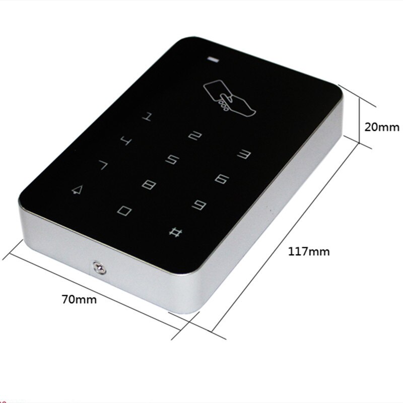 Standalone Backlight Access Controller 125Khz RFID Access Control Keypad digital panel Touch Screen Card Reader Door Lock System