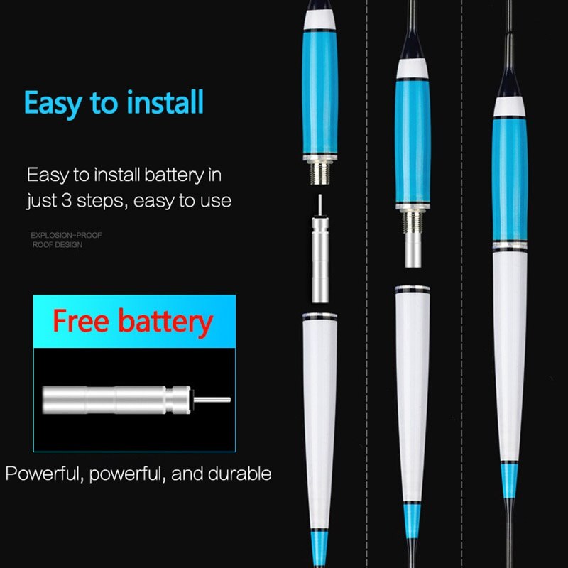 Fishing Float LED Electric Float Light Fishing Tackle Luminous Electronic Float Fish Buoys With Battery