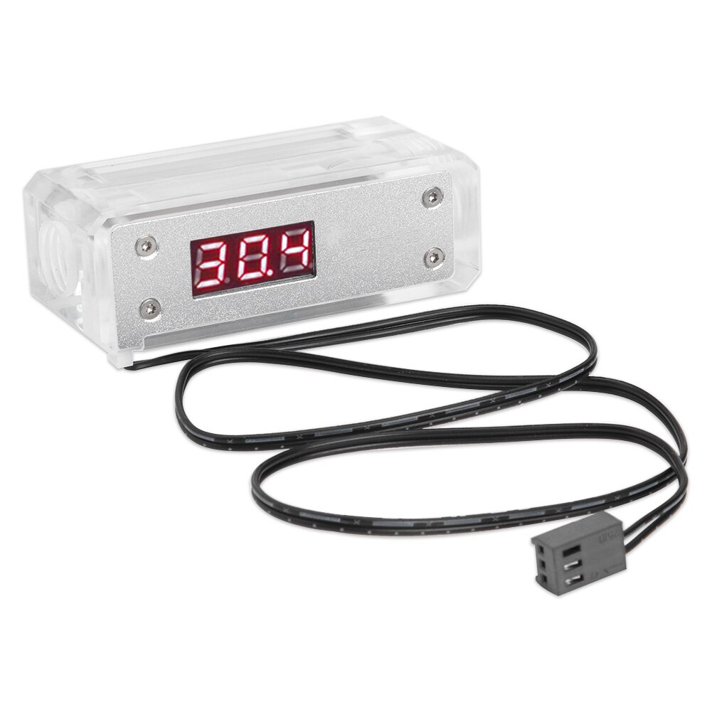 12v digital display temperaturmonitor rgb akryl vannkjøleblokk pc datamaskin væskekjølesystem temperatursensor