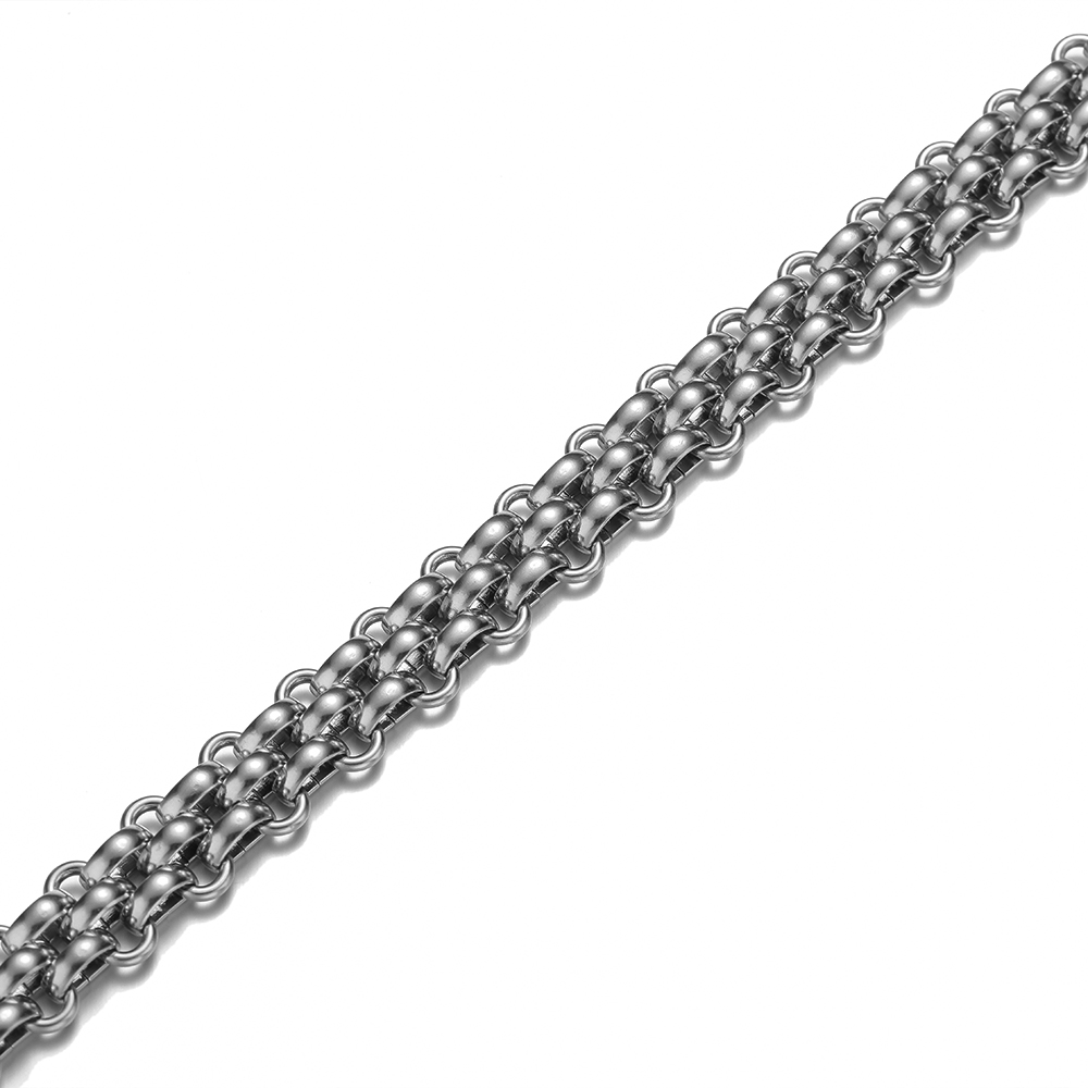 Cadenas gruesas grandes y pesadas de acero inoxidable de 1 metro para joyería DIY, collares Punk de Hip Hop, suministros de accesorios para pulseras: Rojo