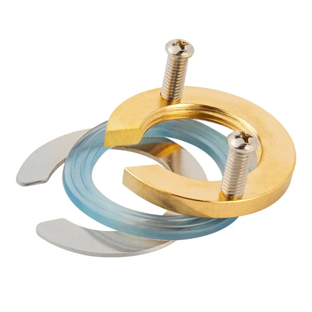 Capuchon d'écrou anti-perte en laiton, rondelle LYlip de fixation, ensemble d'accessoires de cuisine, robinet de ark, kits de raccord en fibre: YELLOW