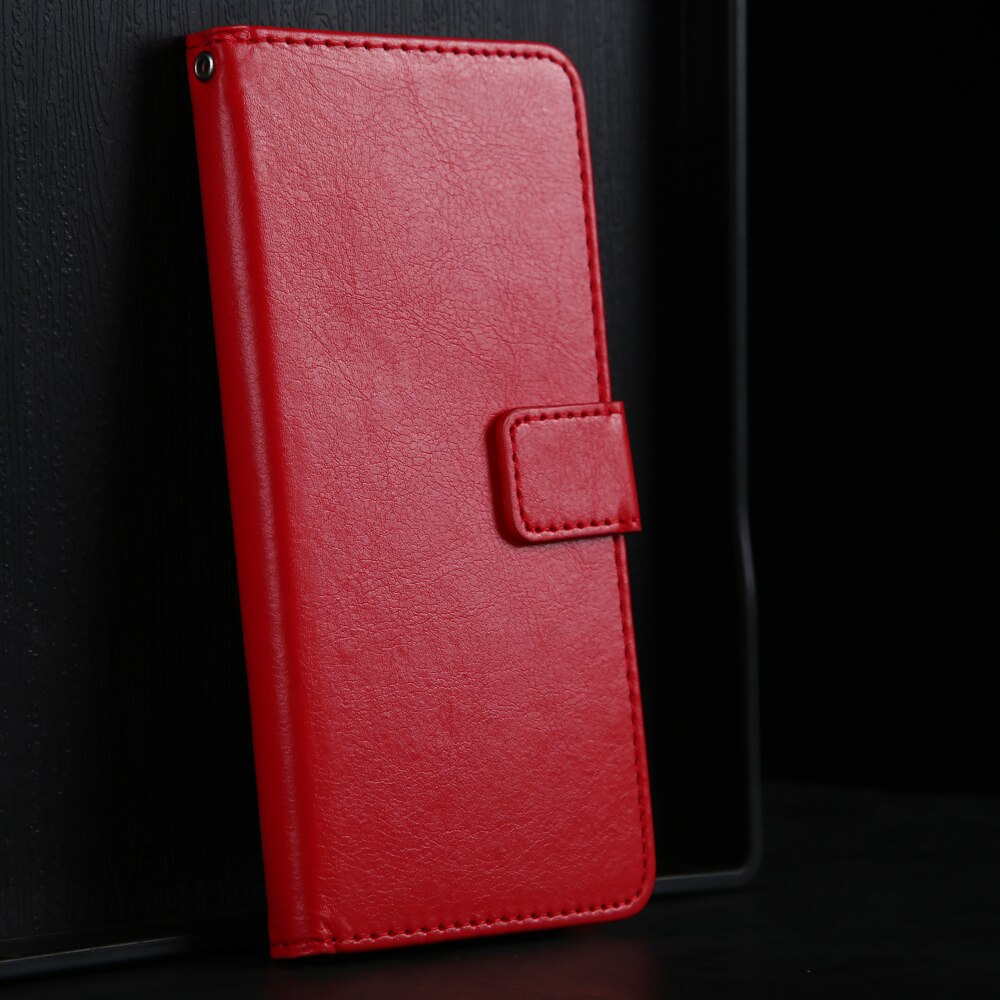 Luxe Flip Case Voor Op Honor 10X Lite Covers Huawei Honor 10X Lite DNN-LX9 Wallet Leather Case Voor Honor 10x licht Telefoon Cover: red case