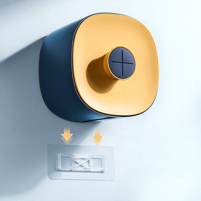 Bathroom Towel Storage Box Wall Mounted Non Perforated Space Saving Toilet Simple And Practical Towel Paper Towel Box