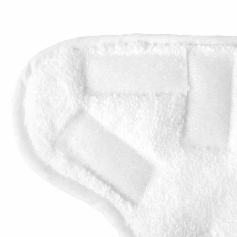 Käytännöllinen uudelleenkäytettävä pestävä kolmikulmainen höyrymoppi mikrokuituliinatyynynpäällinen  h2o moppi  x5 kodin tarvikkeet 3 kpl/erä