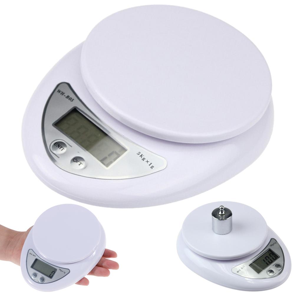 5kg/ 1g Precise Kitchen Digital LED Electronic Scale Food Weight Measuring Tool Kitchen Fruit Vegetable Scale Electronic No Bowl