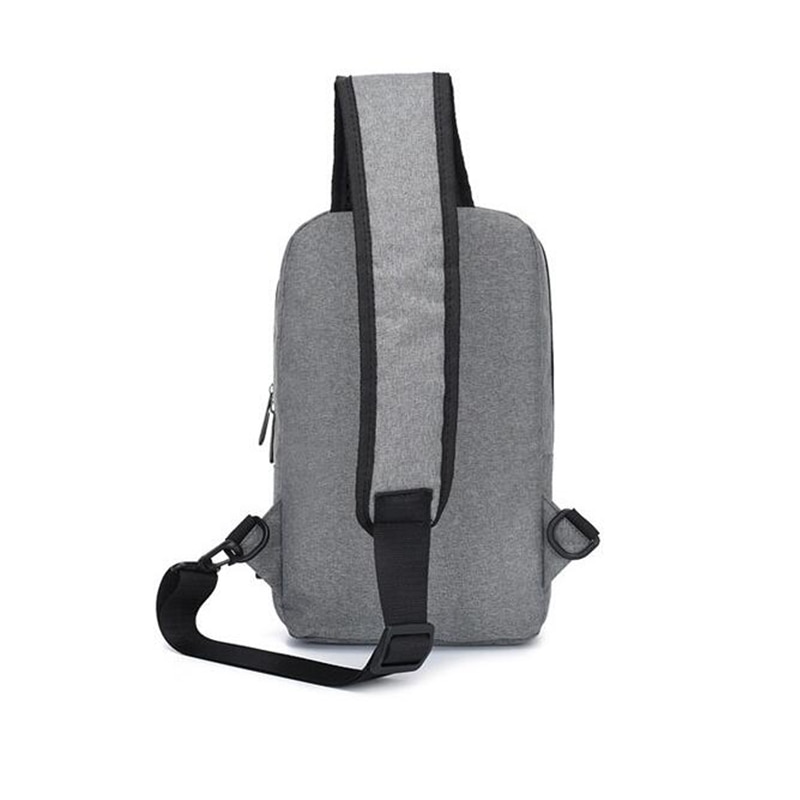 UOSC Crossbody Bag Men Chest Bags Male Shoulder Sac Bolsa Cross Body Summer Business Travel USB Charging Messengers