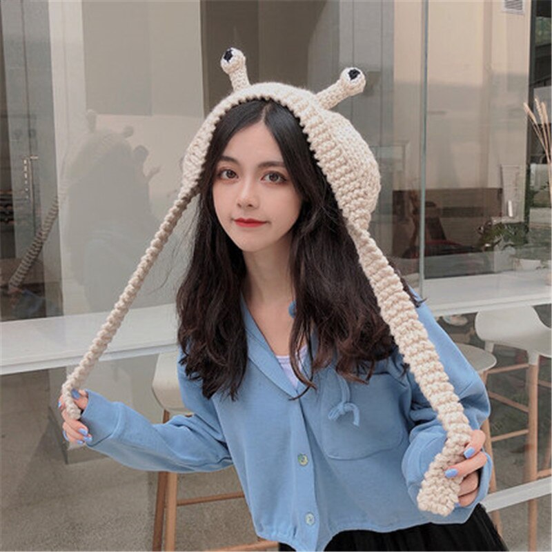 22 farben Frosch Hütte Mützen Gestrickte Winter Hütte Solide Hüfte-hüpfen Skullies Hütte Kappe Zubehör Warme Winter SchöNe weihnachten M026: M026-14