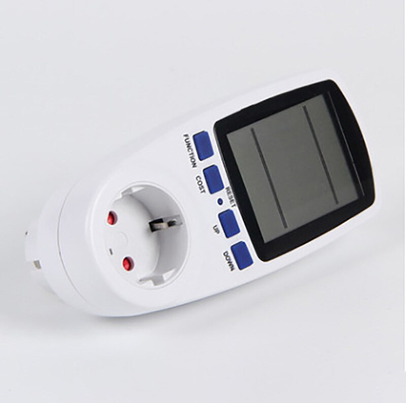 EU Digital Wattmeter Power Meter Energy Meter Voltage Wattmeter Power Analyzer Electronic Energy Meter Measuring Outlet Socket