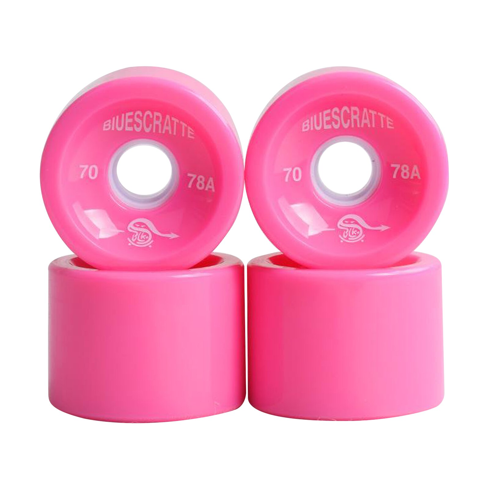 Roues de planche à roulettes 78A, 4 pièces, pour Skateboard de rue, parc, terrain accidenté: Pink