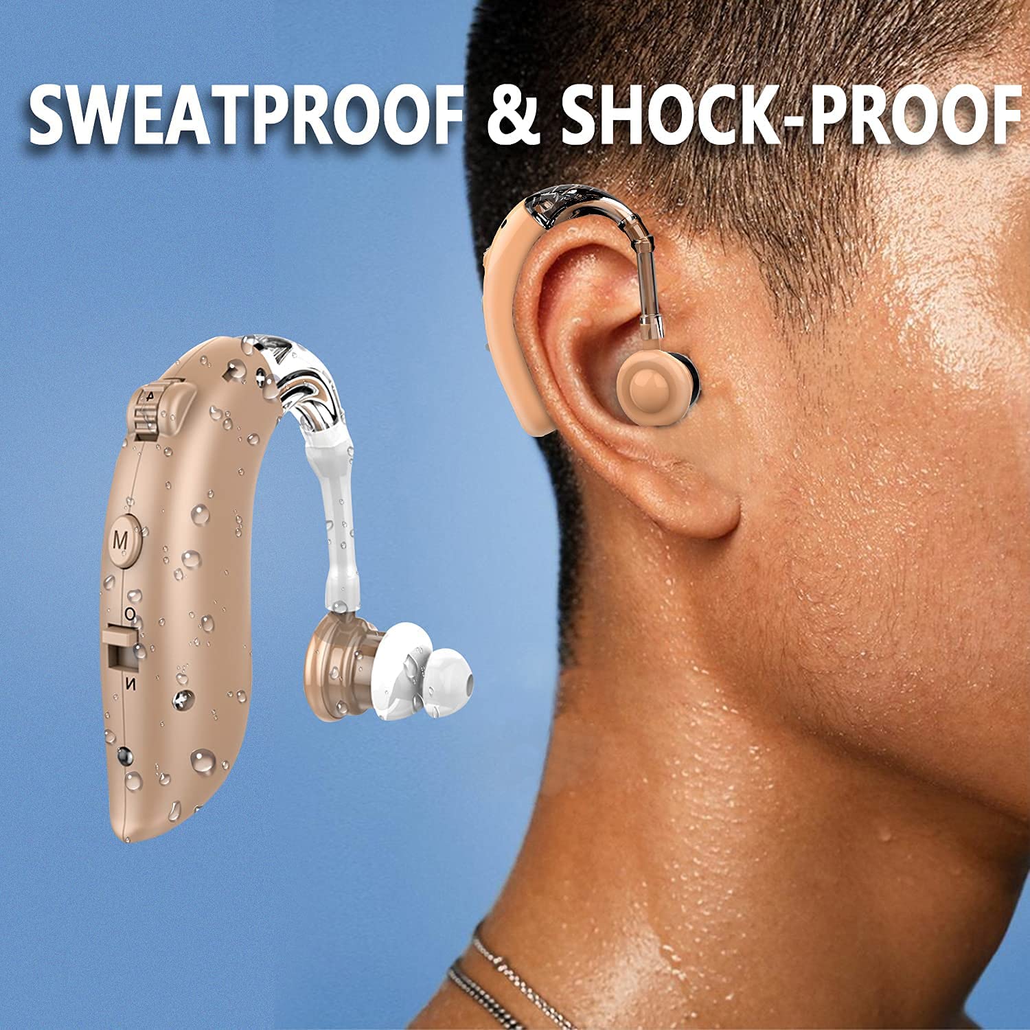 Prothèse auditive Bluetooth Rechargeable, appareil d&#39;aide auditive pour personnes âgées et adultes, soins de santé, perte d&#39;audition, suppression du bruit
