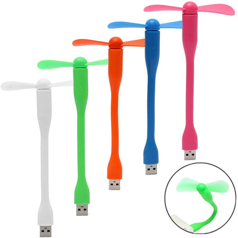 Draagbare Mini Flexibele Usb Ventilator En Usb Led Lamp Usb Gadgets Hand Fan Nachtlampje Voor Power Bank Pc voor Laptop