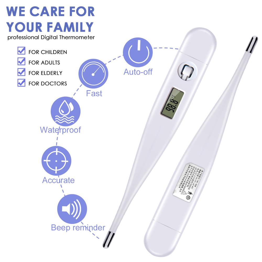 Children's digital LCD heating thermometer baby child body temperature fast measurement sensitive electronic LCD
