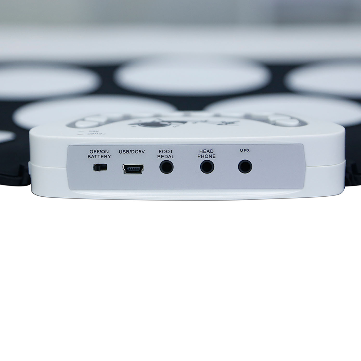 Flgt -w758 digitale draagbare 9- pad muziekinstrument elektronische oprolbare drumkit