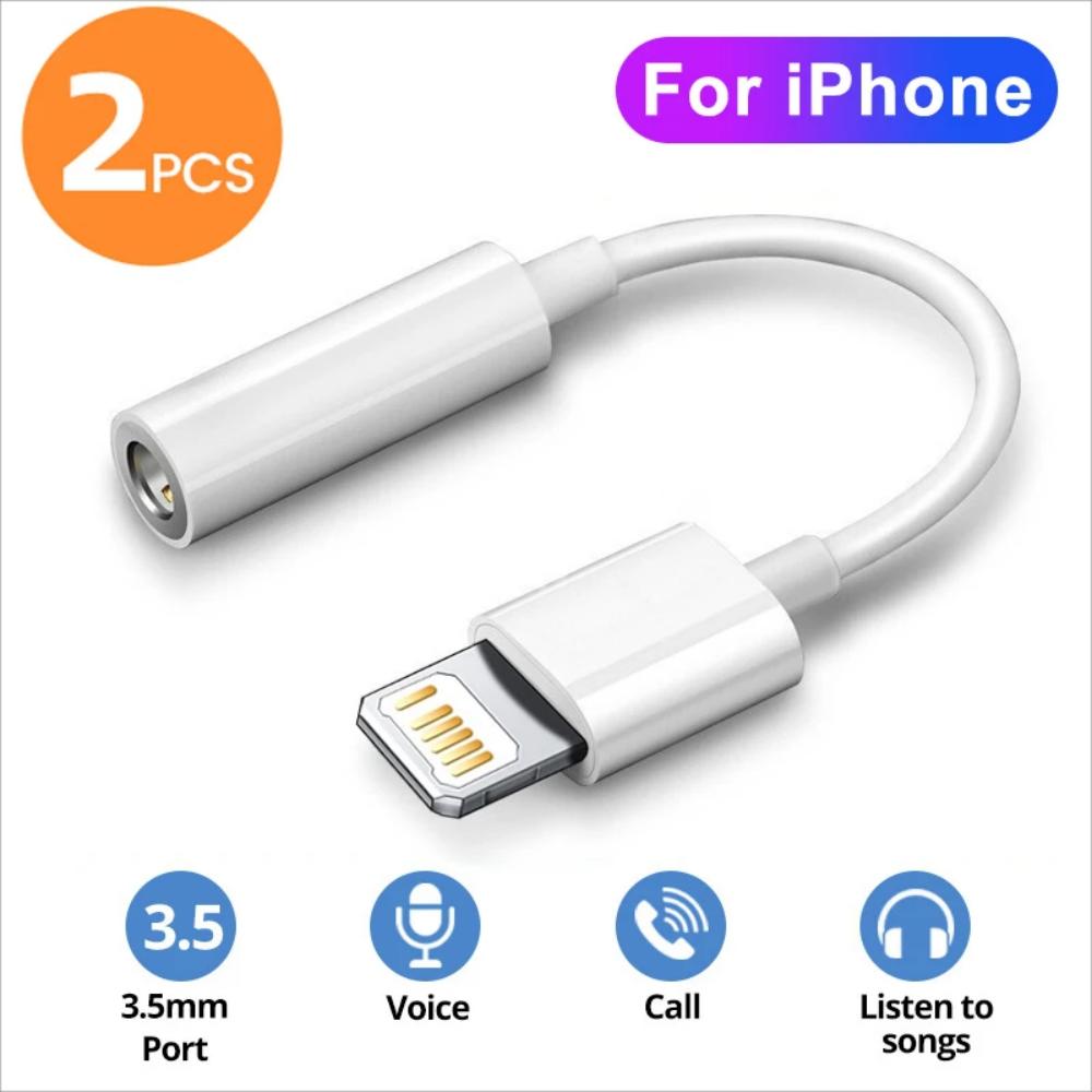 Dla IOS Adapter do 3,5 mm Jack AUX Kabel Do iPhone 14 13 12 11Pro Max Adapter męski na żeński Konwerter słuchawek Rozgałęźnik audio: green