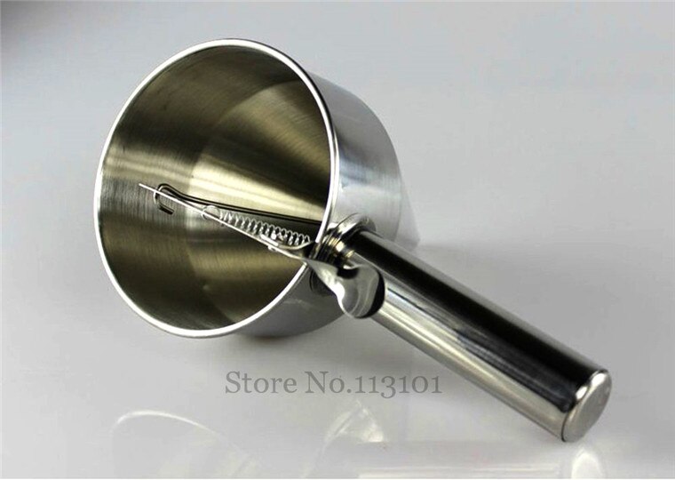 Stainless Steel Batter Dispenser with Holder Kitchenware Food Tool Mix Distributor Waffle Tool