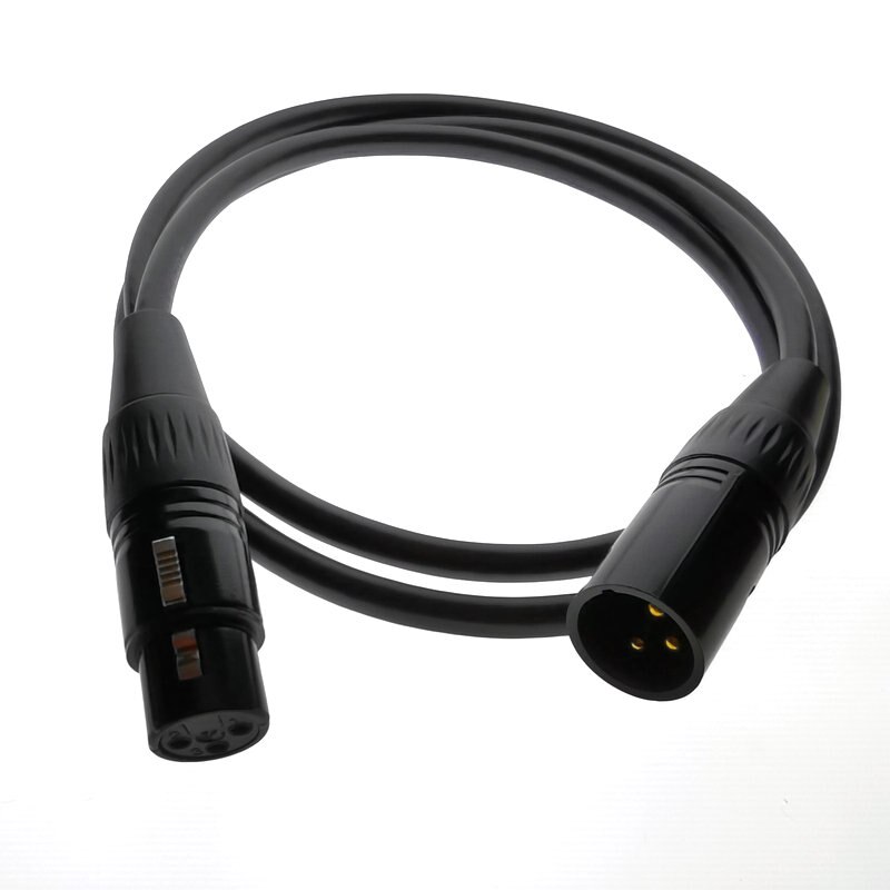 Xlr Kabel Microfoon Lood Man-vrouw Lijn Stereo Audio Adapter Pluggen Bu Cable Cord 0.3M 0.5M 1M 1.5M Audio Adap