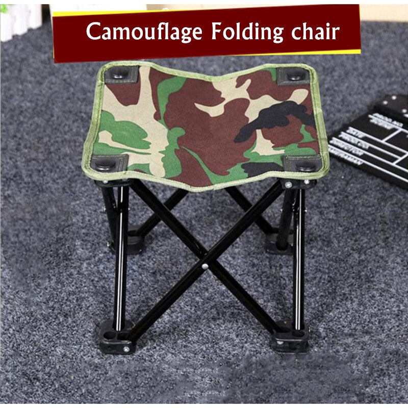 Lawaia Folding Chair Portable Fold Up Chairs Fishing Gear Camouflage Travel Mini Camping Chairs Ultralight Outdoor Folding Dtool