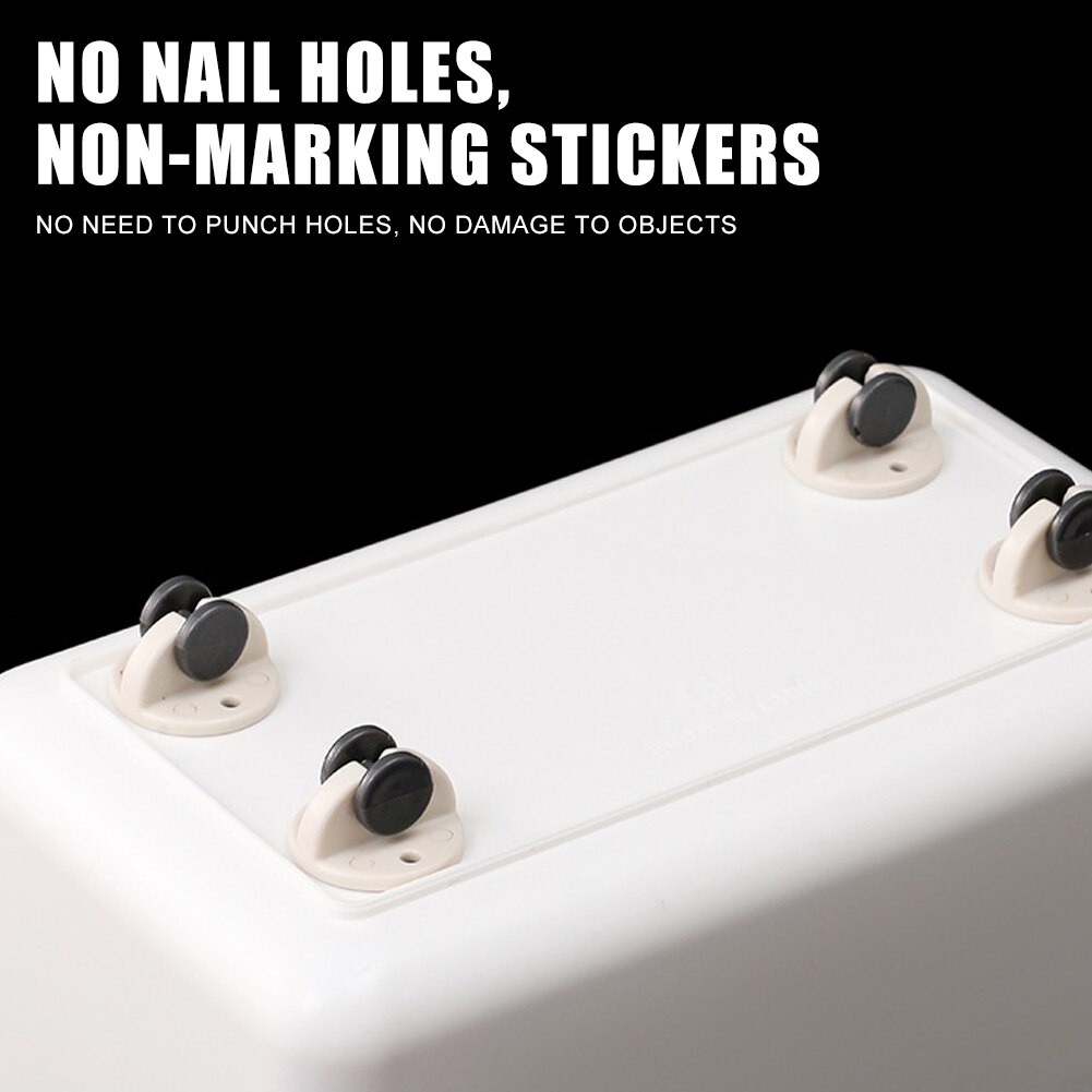 Møbelhjul hjul opbevaringsboks remskive rullehjul faste hjul klæbemiddel til affaldsopbevaringsboks kramme-tilbud