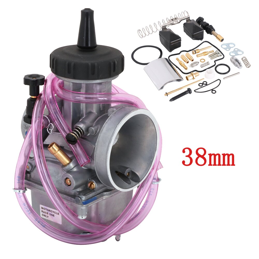 Universal For KOSO PWK 28 34 35 38 2T 4T For Keihin Mikuni Carburetor Carburador With Power Jet Repair Kit For Yamaha Suzuki: 38mm