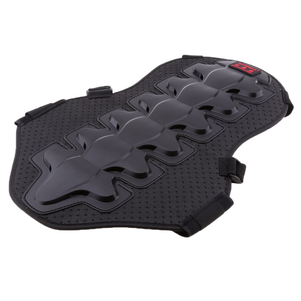 Protección trasera de motocicleta Motocross bicicleta escalada de roca esquí patinaje ciclismo espalda Anti-caída chaleco protector armadura negro